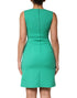 Dolce & Gabbana Green Sleeveless Bodycon A-line Mini Dress
