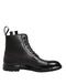 Dolce & Gabbana Brown Black Lace Up Mid Calf Men Boots Shoes