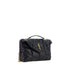 Saint Laurent Loulou Puffer Toy Shoulder Bag in Black Lambskin for Women