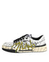 Dolce & Gabbana White Logo Print Low Top Men Sneakers Shoes