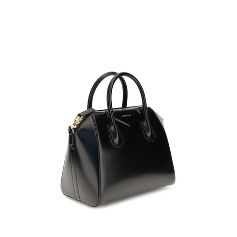Givenchy Antigona Small Handbag in Black Calf Leather – Women