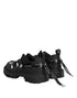Dolce & Gabbana Black Low Top Lace Up Trekking Sneakers Shoes