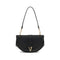 Versace Virtus Medium Shoulder Bag in Black Leather – Women's