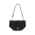 Versace Virtus Medium Shoulder Bag in Black Leather – Women's