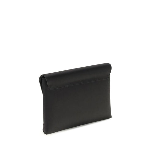 Versace La Medusa Black Leather Shoulder Bag for Women