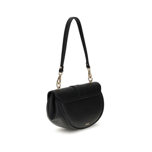 Versace Virtus Medium Shoulder Bag in Black Leather – Women's