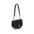 Versace Virtus Small Black Leather Shoulder Bag for Women