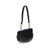Versace Virtus Small Black Leather Shoulder Bag for Women