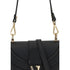 Versace Virtus Small Black Leather Shoulder Bag for Women