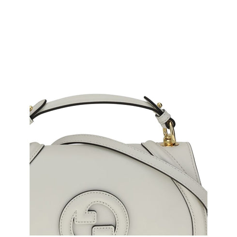 Gucci Blondie Handbag in White Calf Leather - Women’s