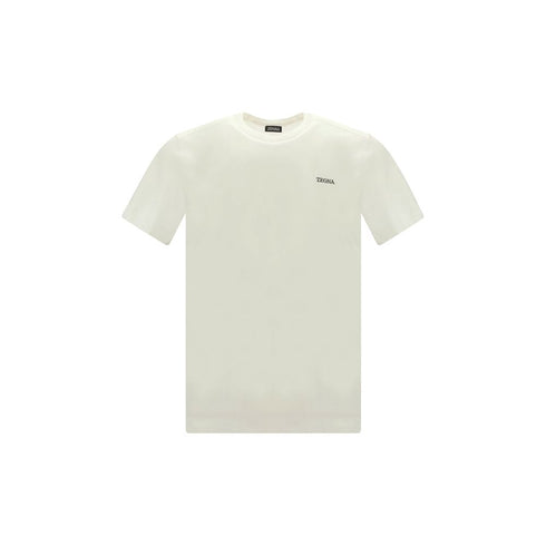 ZEGNA White Cotton T-Shirt