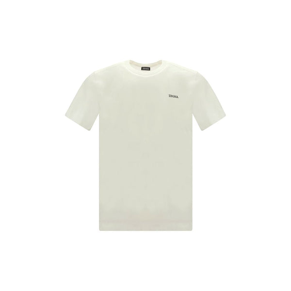 ZEGNA White Cotton T-Shirt