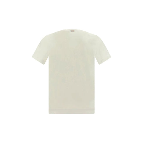 ZEGNA White Cotton T-Shirt