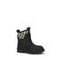Burberry Marsh Stamp Black Rubber Ankle Boots for Women
