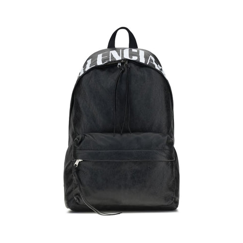 Balenciaga Crinkle Effect Backpack