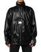 Dolce & Gabbana Black Polyester Logo Plaque Bomber Jacket