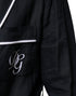 Dolce & Gabbana Dark Blue DG Embroidery Jacket Robe Blazer