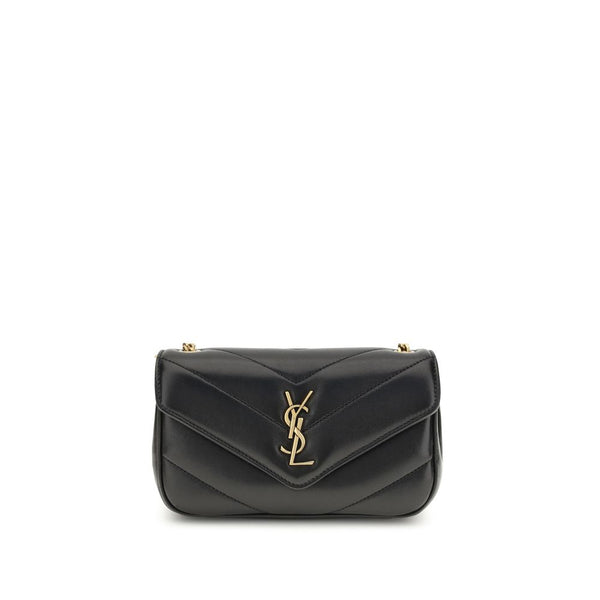 Saint Laurent Loulou Mini Bag in Black Lambskin – Women