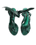 Dolce & Gabbana Green Python Heels – Women’s Exotic Leather Sandals