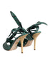 Dolce & Gabbana Green Python Heels – Women’s Exotic Leather Sandals
