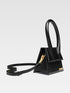 Jacquemus Le Chiquito Moyen Handbag in Black Leather for Women