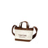 Tom Ford Ivory Canvas & Brown Leather Tote Bag – Women
