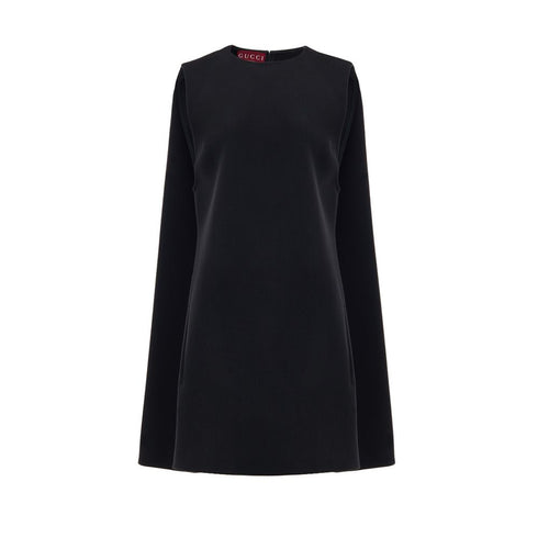 Gucci Black Wool Dress
