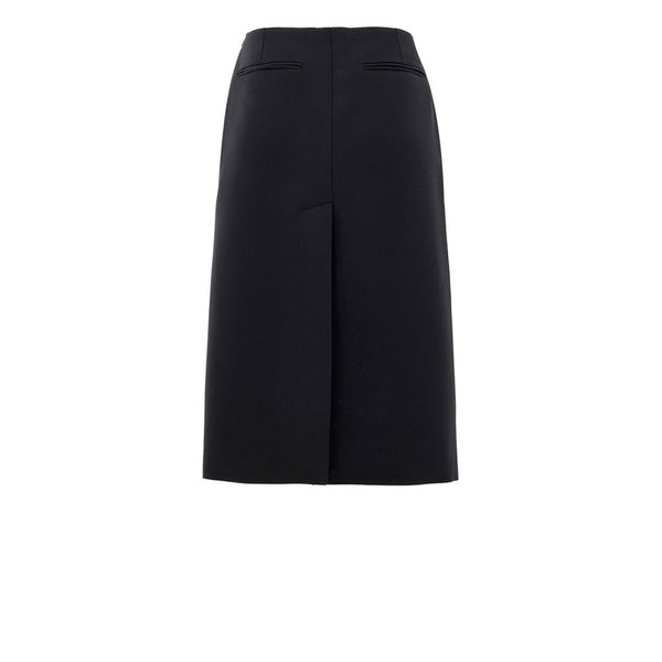 Gucci Black Wool Skirt