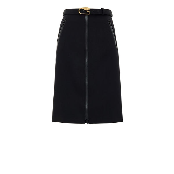 Gucci Black Wool Skirt