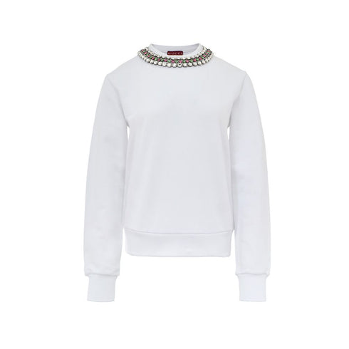 Gucci White Cotton Sweatshirt