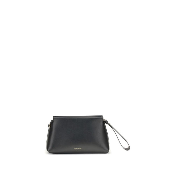 Givenchy Day Pouch Black Calf Leather Wristlet for Women