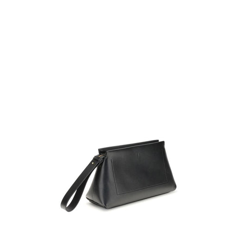 Givenchy Day Pouch Black Calf Leather Wristlet for Women