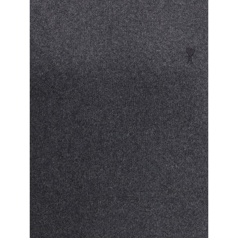 Ami Paris Pull Col Roule Ami De Coeur