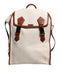 Dolce & Gabbana Beige Brown Canvas Leather EDGE Travel Men Back Pack Bag