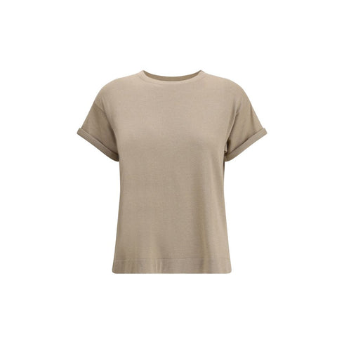 Brunello Cucinelli cashmere glitter T-shirt
