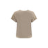 Brunello Cucinelli cashmere glitter T-shirt