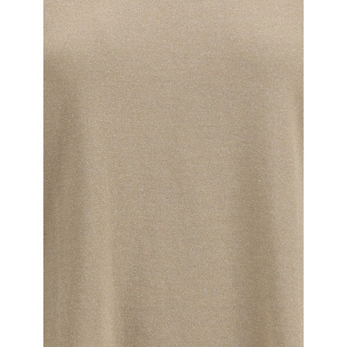 Brunello Cucinelli cashmere glitter T-shirt