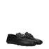 Valentino Garavani Black Leather Slip-On Loafers