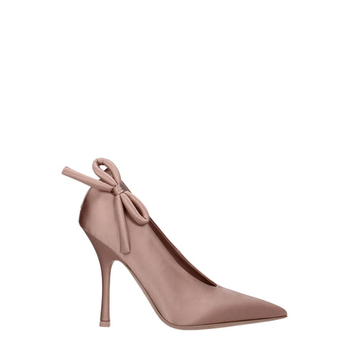 Valentino Garavani Pink Satin High Heel Pumps – Women's Pointed Toe Heels