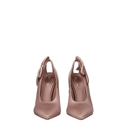 Valentino Garavani Pink Satin High Heel Pumps – Women's Pointed Toe Heels