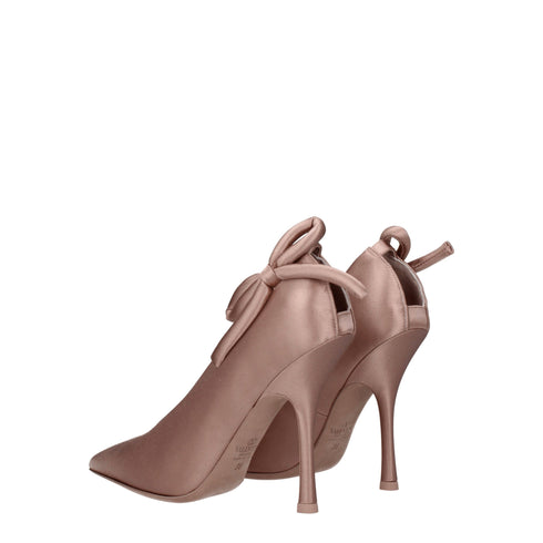 Valentino Garavani Pink Satin High Heel Pumps – Women's Pointed Toe Heels