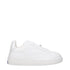 Burberry White Leather Low Tops