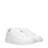 Burberry White Leather Low Tops