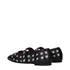 Stella McCartney Women's Ballet Flats – Black Eco Leather with Silver Studs