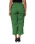 Dolce & Gabbana Green Cotton High Waist Cargo Trouser Pants