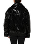 Dolce & Gabbana Black Polyester Quilted Puffer Coat Jacket
