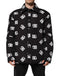 Dolce & Gabbana Black DG Monogram Nylon Windbreaker Jacket