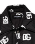 Dolce & Gabbana Black DG Monogram Nylon Windbreaker Jacket