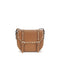 Valentino Rockstud Messenger Bag in Brown Calf Leather for Women