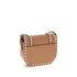 Valentino Rockstud Messenger Bag in Brown Calf Leather for Women